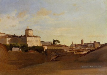 Vue de Pincio Italie plein air romantisme Jean Baptiste Camille Corot Peinture à l'huile